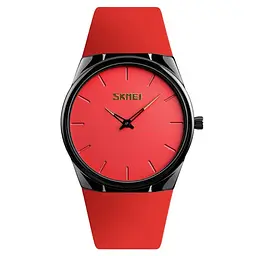 Наручний класичний годинник Skmei 1601S червоний - мініатюра 2