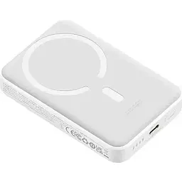 Портативна батарея Powerbank Powerbank Baseus Magnetic Mini Wireless Quick Charging 10000 mAh 30 W PPCX110202 White - мініатюра 2