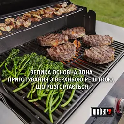 Гриль газовий Weber Genesis E-415 чорний (1500612) - мініатюра 8