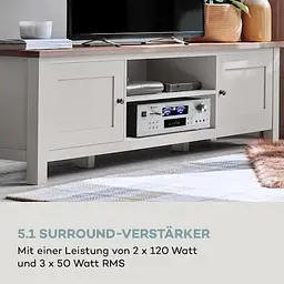 Стерео підсилювач Auna AMP 5100 BT (10036140) - мініатюра 2