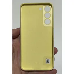 Оригінальний силіконовий чохол Samsung Silicone Cover для Samsung Galaxy S22 Plus (S906) Butter Yellow EF-PS906TYEGRU - мініатюра 4