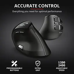 Комп'ютерна миша Trust Voxx Rechargeable Ergonomic WL чорний teh0014039 - мініатюра 8