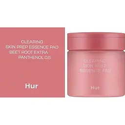Педи для обличчя House of Hur Clearing Skin Prep Essence Pad відлущувальні з кислотами та екстрактом буряка 70 шт. 140 мл - мініатюра 2