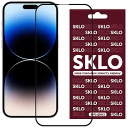 Захисне скло SKLO 3D для Apple iPhone 15 Pro Max (6.7) Чорний
