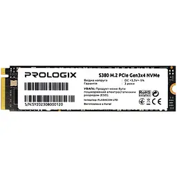 SSD накопичувач Prologix S380 256GB (PRO256GS380) [119334] - мініатюра 1
