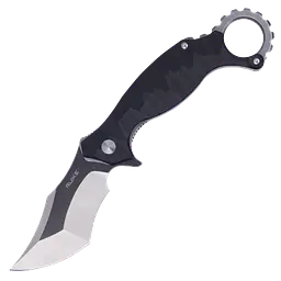 Ніж складаний кишеньковий Ruike P881-B1, (7.6 см) 14C28N / G10 чорний