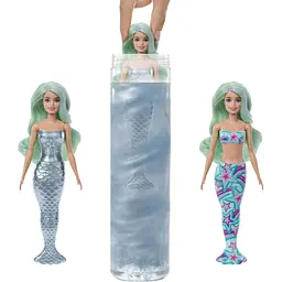 Лялька-сюрприз Barbie Кольорове перевтілення Таємниці моря в асортименті (HRK12) - мініатюра 4