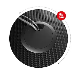Комп'ютерний стіл HUZARO HERO 1.6 BLACK - мініатюра 5