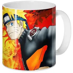 Кухоль GeekLand Наруто Naruto в полум'ї NA.02.054 330 мл білий - мініатюра 2