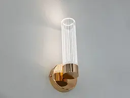 Бра настінне LED Diasha Q2/1GD, 5W, 220V, 275 лм, золото, акриловий плафон, для спальні - мініатюра 2