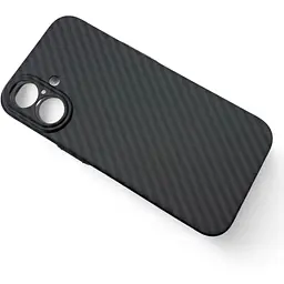 Чохол-накладка BeCover Carbonite Case (MagSafe) для Apple iPhone 16 Black (712067) - мініатюра 4