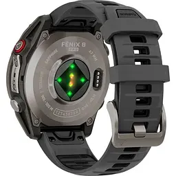 Смарт-годинник Garmin Fenix 8 Pro AMOLED Sapphire 47mm Carbon Gray DLC Titanium with Graphite/Black Silicone Band (010-03198-11) [145041] - мініатюра 5