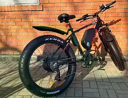 Електровелосипед Corso HUNTER 26 дюймів (750W, 48V, 20Ah) Чорно-Червоний - мініатюра 3