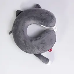 Подушка для шиї Kitty U-подібна темно-сірий HP-56-11BG - мініатюра 2