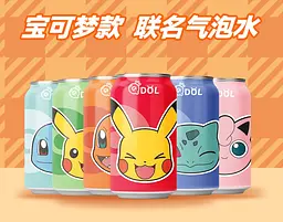 Газований напій Qdol Pokemon Peach Jigglypuff 330 мл - мініатюра 6