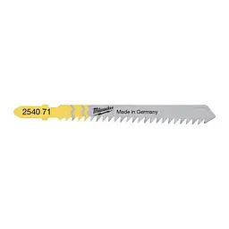 Полотна для лобзиків T111C MILWAUKEE, 75х3,0мм, (5шт), (деревина) - мініатюра 2