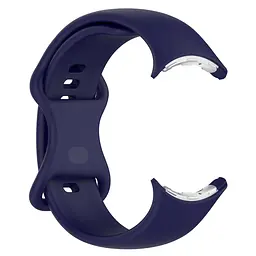 Силіконовий ремінець на смарт годинник Google Pixel Watch 41mm/2 41mm/3 41mm/4 41mm, Silicone, midnight blue, зі зручною застібкою, на фітнес браслет, ArmorStandart (ARM75435) - мініатюра 2