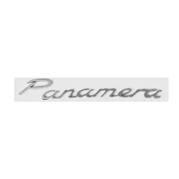 Емблема напис Panamera для Porsche 208х22мм ХРОМ пластик (на скотчі)