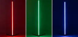 Торшер з пультом керування FE-061 WH 17W RGB+3000K+IC - мініатюра 2