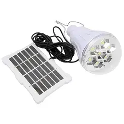 Акумуляторна лампа CcLamp CL508 LED сонячна панель 2 режими роботи 10 Вт - мініатюра 3