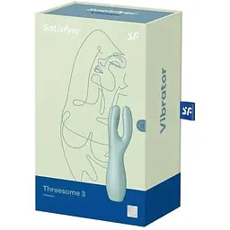 Кліторальний вібратор Satisfyer Threesome 3 із трьома "пальчиками" - мініатюра 4