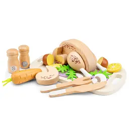 Дерев'яний ігровий набір New Classic Toys Смажена курка (06102)