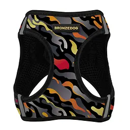 Шлея для собак Bronzedog Sport Vest Гравітація M 24х18х3 см чорно-сіра - мініатюра 2