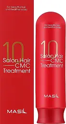 Бальзам відновлювальний професійний із церамідами Masil 10 Salon Hair CMC Treatment 300 мл - мініатюра 2