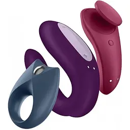 Набір секс-ігрушек Satisfyer Partner Box 3 3 шт. мульти