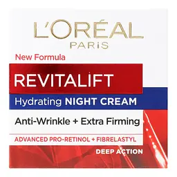 Нічний крем-догляд для обличчя L'Oreal Paris Revitalift Відновлюючий шкіру обличчя, 50 мл - мініатюра 3