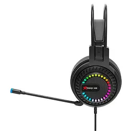 Дротові ігрові навушники Xtrike Me Gaming RGB HP-318, PC, PS4, PS5, USB, 2*3.5mm, 1.8m, black - мініатюра 2