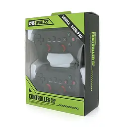 Бездротовий геймпад Brazzers BR-019 для PC X360, PS3, Android та TV Box чорний 2 шт. - мініатюра 4
