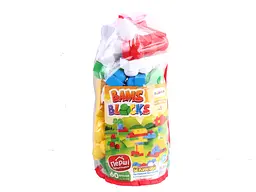Конструктор BAMSBLOCK №1, 60 деталей, Бамсик, 32x15 см, 115/2