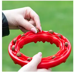 Іграшка для собак Ferplast Ring Smile Medium червоний Ø 16x3.2 см 86792012 - мініатюра 3