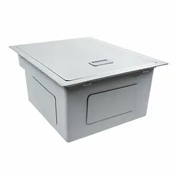 Кухонна мийка Platinum прихована нержавійка TZ 40x50, Нержавіюча сталь - мініатюра 2