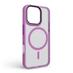 Чехол для Apple iPhone 16 Pro, Uniq MagCase, розовый, противоударный, панель-накладка с MagSafe, ударопрочный TPU+PC, с магнитом MagSafe, поддержка полноценной беспроводной зарядки, ArmorStandart (ARM79509) - мініатюра 2