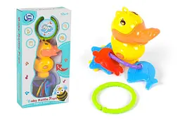 Музичне брязкальце підвіска Качечка з ключиками Baby Rattle Toys Ling Tong LT8107 р.14 x 27 x 5,5 см