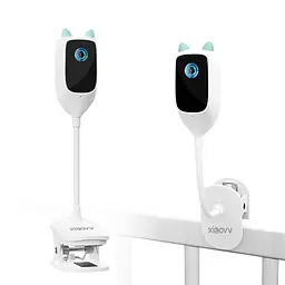Цифрова відеоняня 3Мп Full HD Xiaovv C1 Plus - двосторонній зв'язок нічне бачення датчик руху - мініатюра 3
