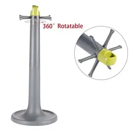 Набір кухонного приладдя Kitchen Tools Grandberg на підставці 7 предметів зелений - мініатюра 7
