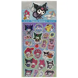 Декоративні наклейки "Sanrio Stickers" Bambi SZ240906-14 з блискітками