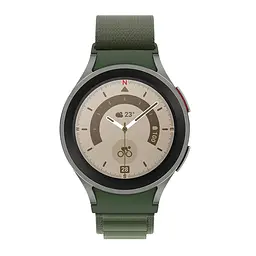 Ремінець для Samsung Galaxy Watch 4 Classic 46mm - зелений Watchbands Cloth Wave ширина кріплення 20мм нейлоновий (WB031-9757210) - мініатюра 4
