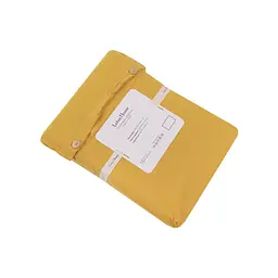 Постільна білизна Lotus Home Washed cotton - Kansas жовтий євро - мініатюра 5