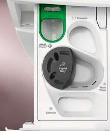 Electrolux Пральна машина фронтальна, 9кг, 1400, A, 60см, дисплей, пара, інвертор, universaldose, білий - мініатюра 4
