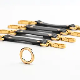 Хрестовина італійська шкіра Bondage Boutique leather Hogtie Upko - мініатюра 4