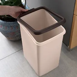 Відро для сміття MBM My Home 12 л бежеве (BIN-02 12L BEIGE) - мініатюра 7