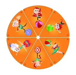 Настільна гра Janod Happy Families Цирк (J02755) - мініатюра 6