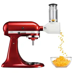 Набір з 3 насадок KitchenAid м'ясорубка, протирка, овочерізка (5KSM2FPPC) - мініатюра 6