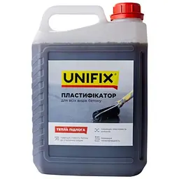 Пластифікатор добавка для розчину бетону Unifix 5 кг тепла підлога