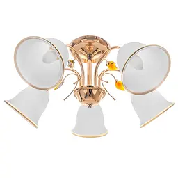Люстра стельова Brille E27 60W G (LK-581C/5)