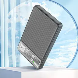 Портативний ЗП Power Bank Hoco Q18 Tourer 22.5W з БЗП 10000 mAh Black - мініатюра 3